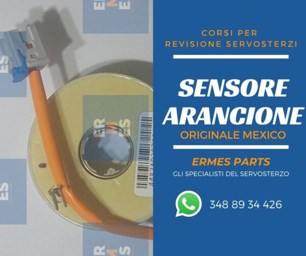 Sensore angolo sterzo con guaina arancione